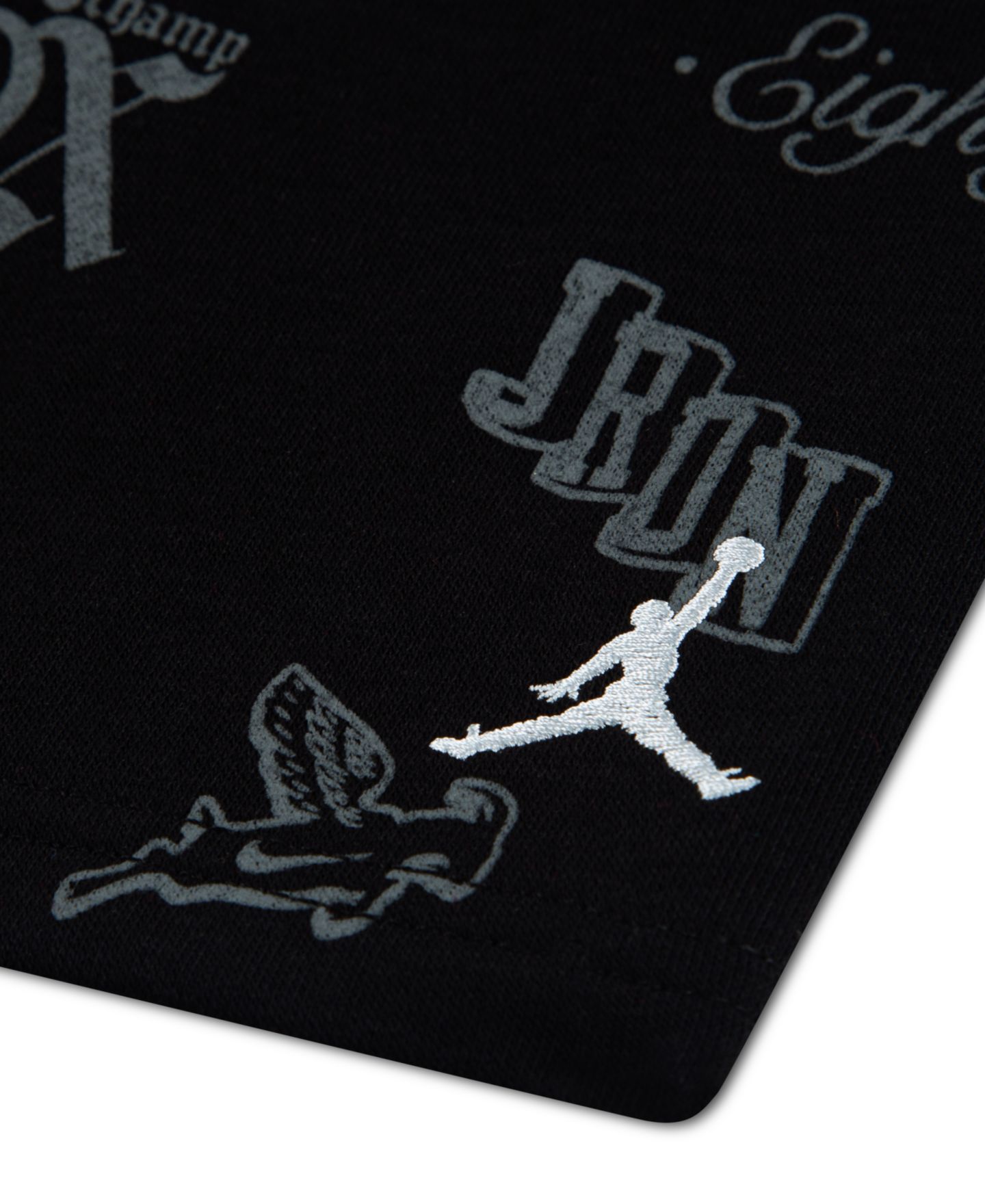 Комплект Jordan Rookie Season T-Shirt and Shorts, 2-Piece Set для мальчиков, цвет: Чёрный — фото 4