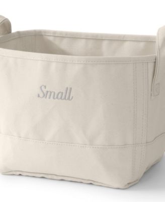 Small Canvas Storage Tote