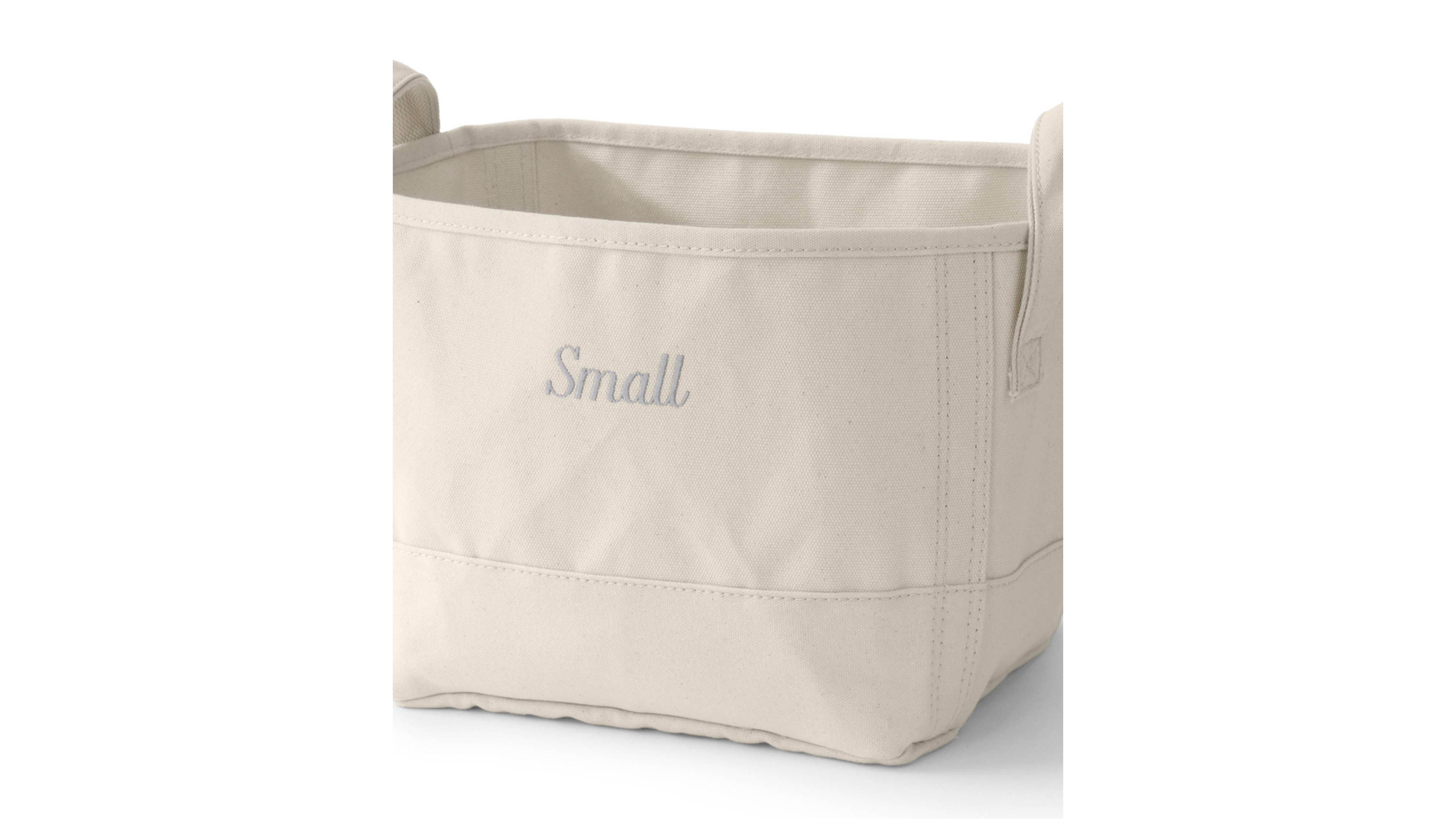 Lands' End Small Canvas Storage Tote