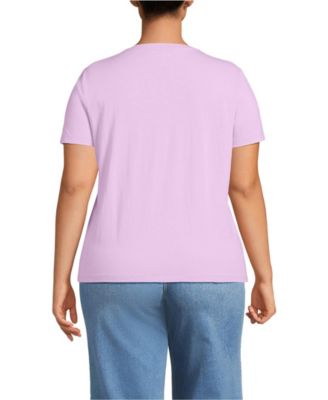 Plus Size Supima Cotton V-Neck T-Shirt
