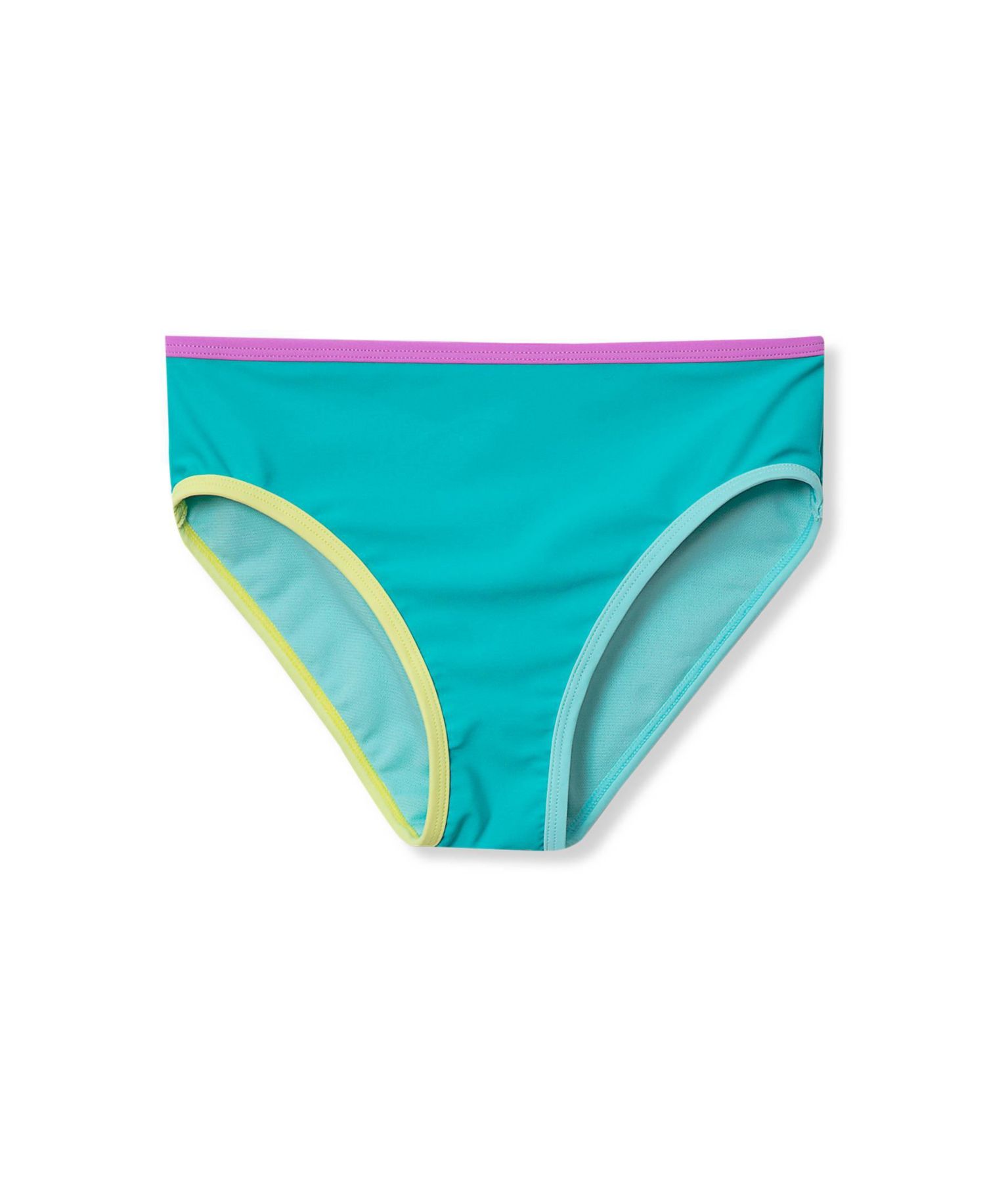 Girls Chlorine Resistant Contrast Bikini Bottoms