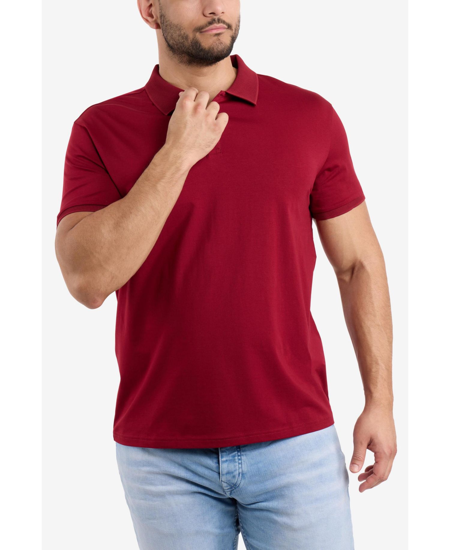 Men's XRAY Short Sleeve New Rib Polo