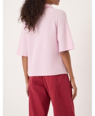 Women's Jinny Wool Blend Short Sleeve Cardigan