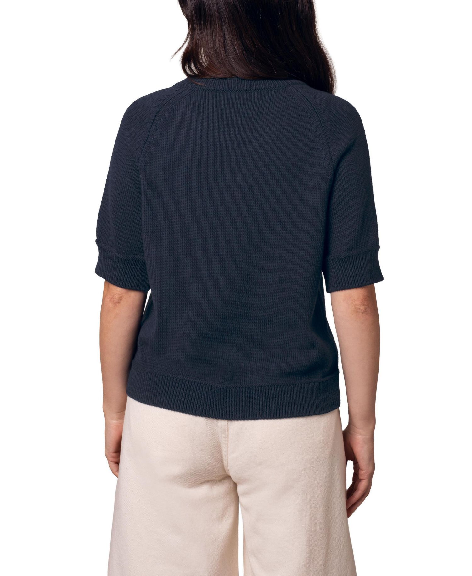 Women's Short Sleeve Knitted Cardigan