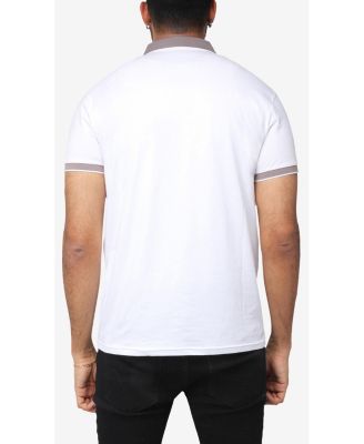 XRAY Men's Short Sleeve Snap-Placket Polo