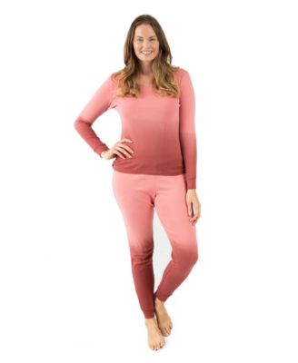 Women's Matching Family Two Piece Cotton Long Sleeve Tie Dye Pajamas