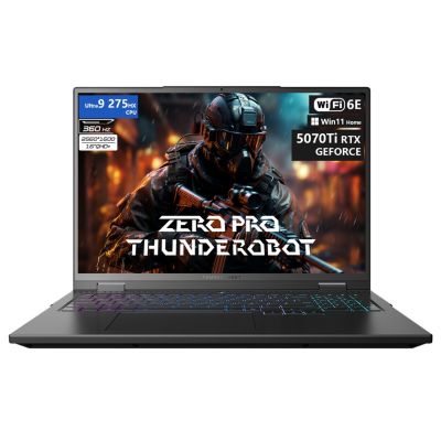 ZERO 16  Traditional Laptop Intel Core Ultra 9 ,64GB RAM NVIDIA GeForce RTX 5070 Ti 4TB SSD Storage Windows 11 Home 360Hz