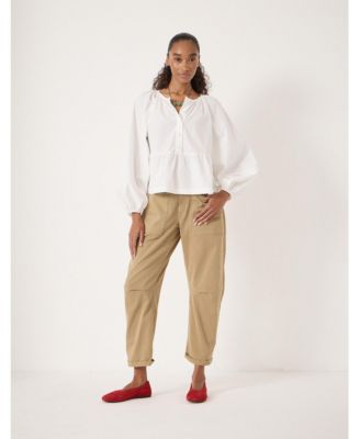 Women's Beck Cotton Peplum Blouse