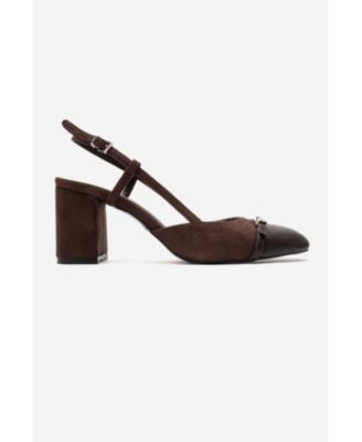 Women's Desia Slingback Round Toe Pumps