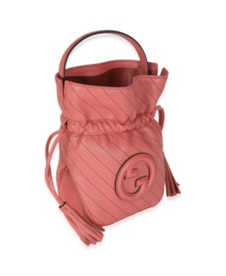 Pink Calfskin Blondie Bucket Bag