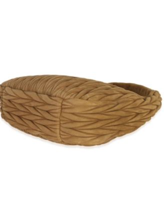 Brown Suede Matelasse Wander Hobo