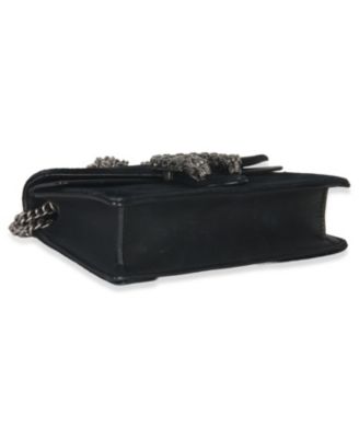 Black Velvet Super Mini Dionysus Chain Bag