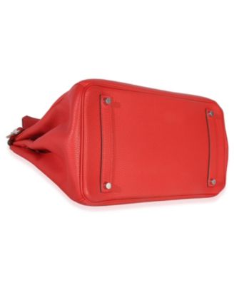Rouge Casaque Togo Birkin 35 PHW
