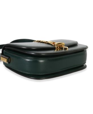 Dark Green Calfskin Mini Sylvie 1969 Bag