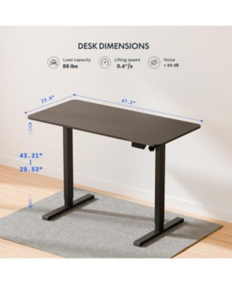 EC2 48"x24" Electric Height-Adjustable Standing Desk