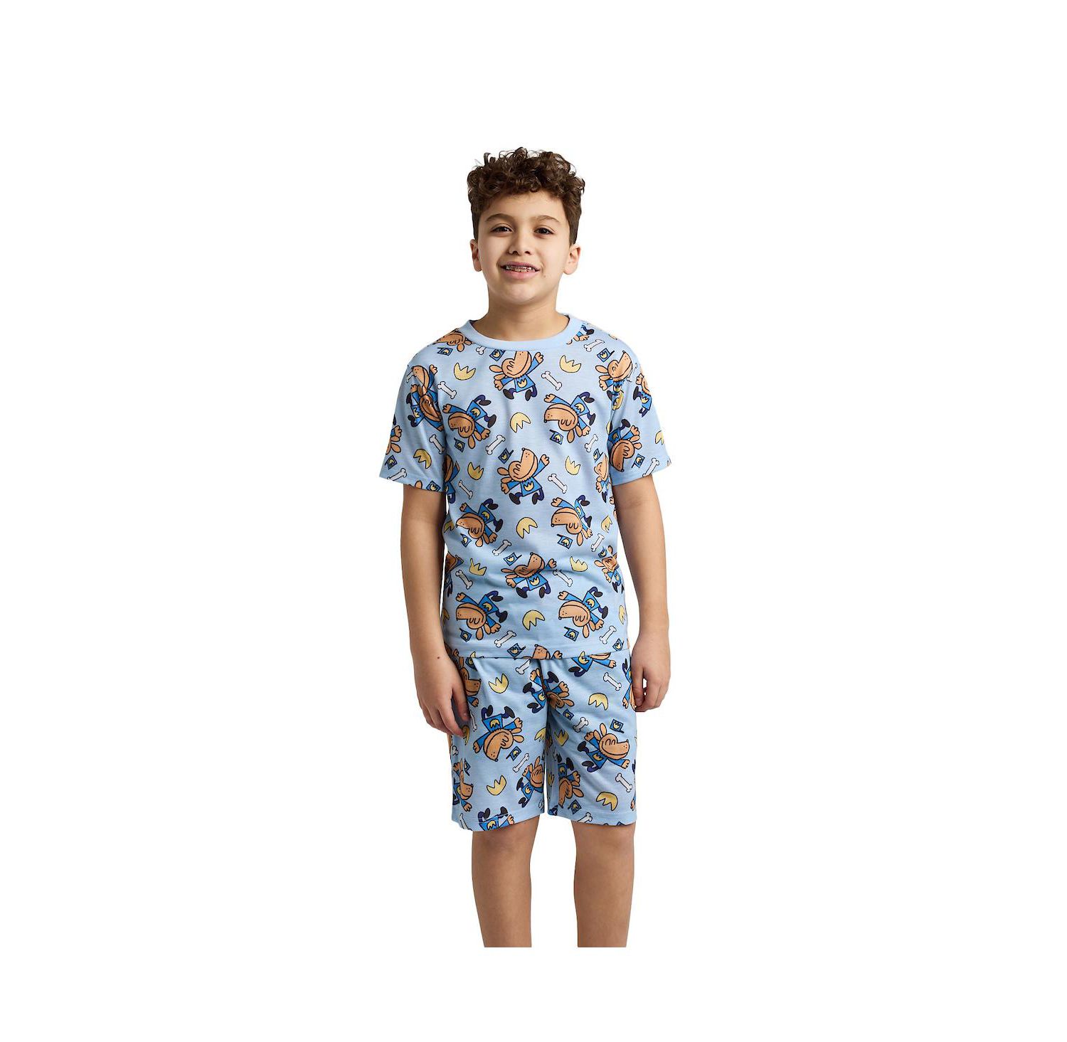 Big Boys Character Print 4-Pack Pajama Set