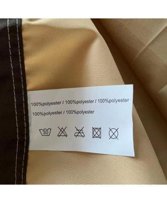 Canopy Replacement Top, Polyester Waterproof UV-Resistant Awning for Curved Pergola Structure