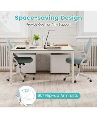 Ergonomic Computer Desk Chair with Lumbar Support and Arms