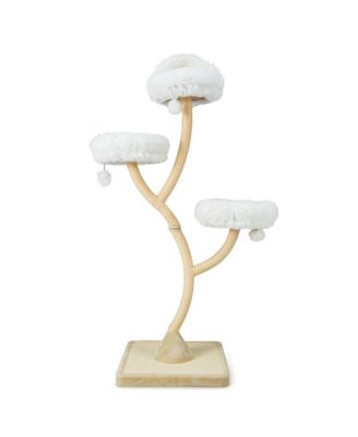 Cat Tree Tower 70'' Multi-Level Kitten Activity Center w/ 3 Perches and Balls