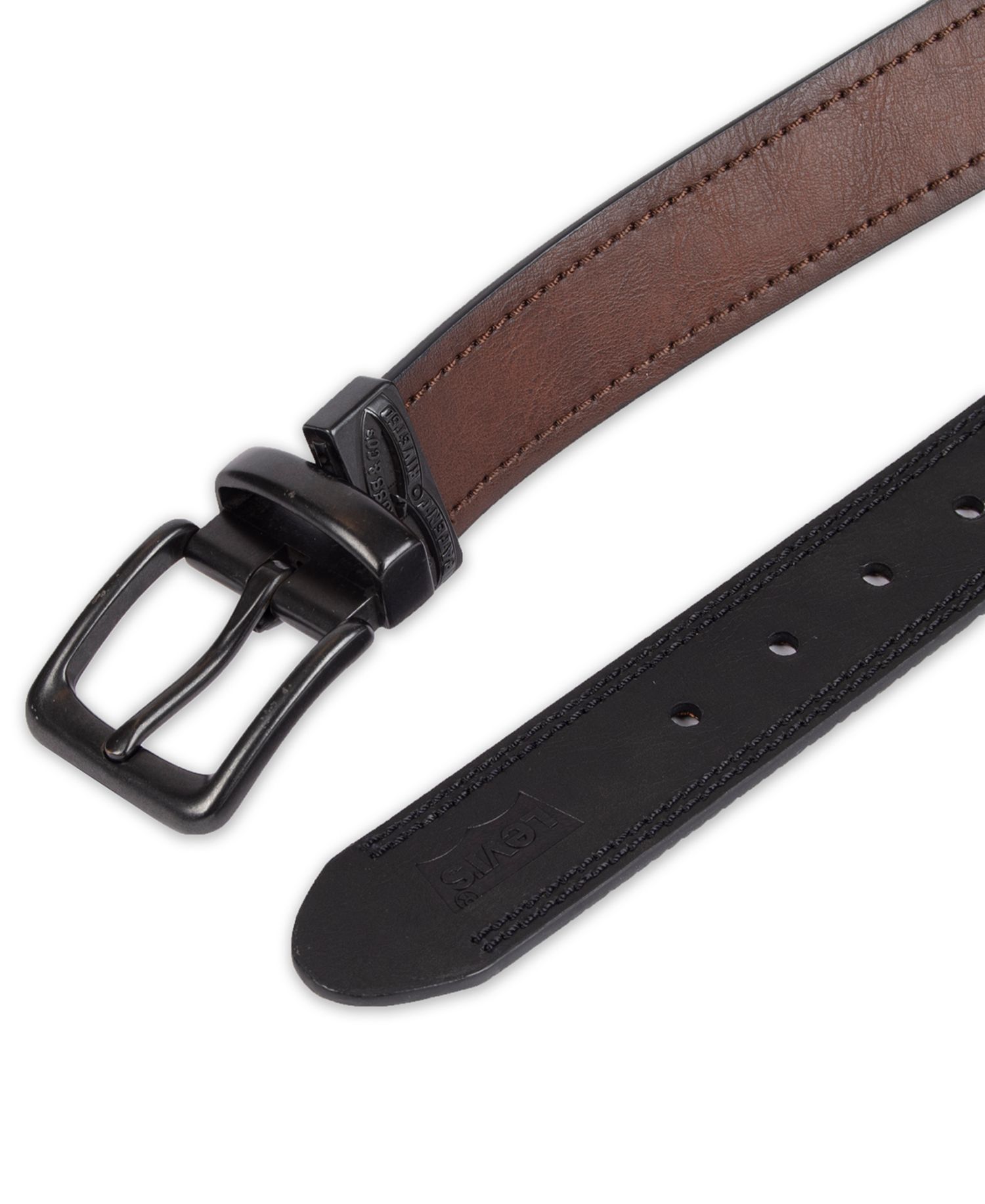38MM Men's Two-In-One Reversible Casual Jean Belt