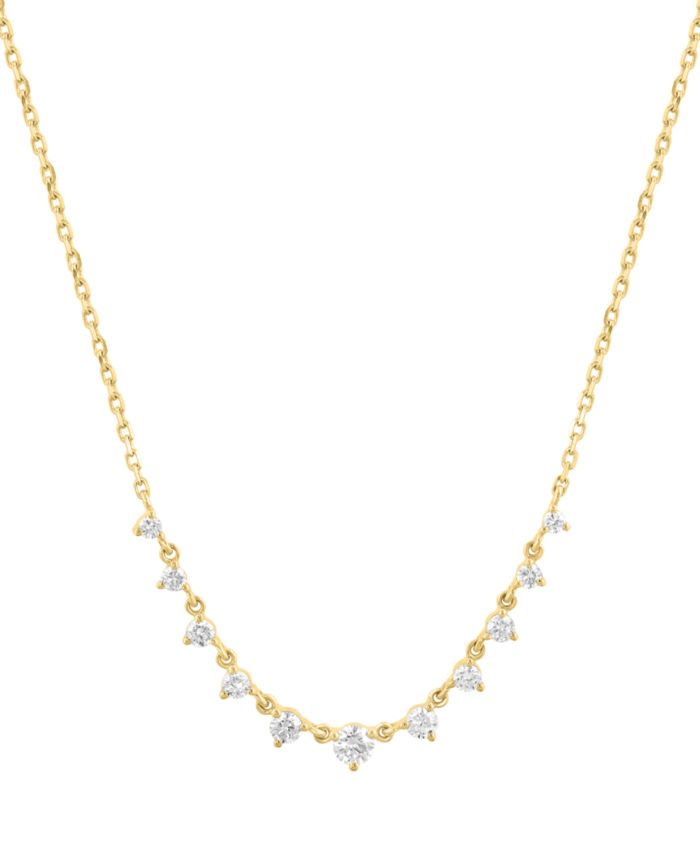EFFY Collection Diamond (1/5 ct. t.w.) Necklace in 14k Yellow Gold