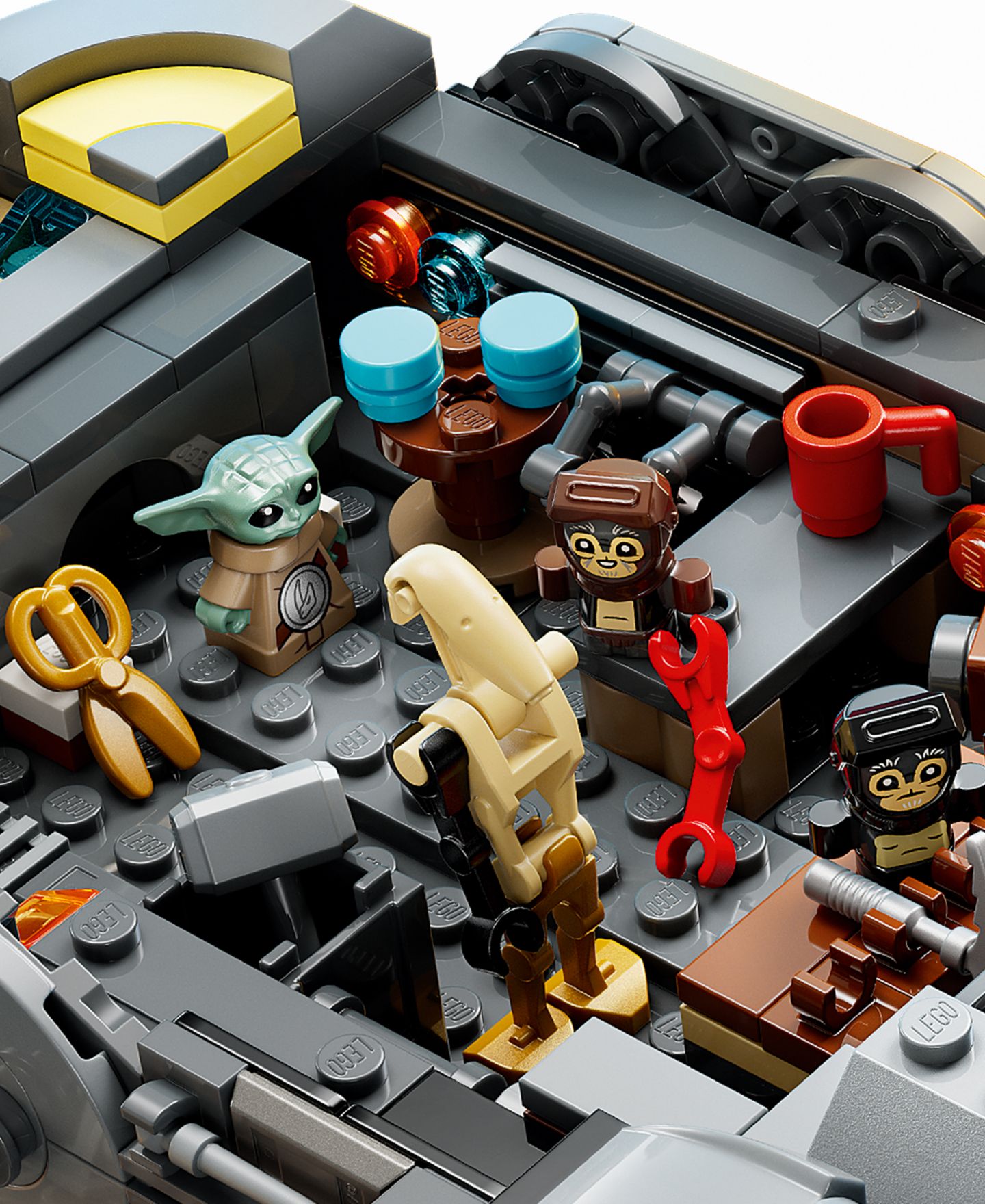 Детский конструктор LEGO® Star Wars: The Mandalorian and Grogu Anzellan Starship 75445 Building Set, 701 Pieces — фото 4