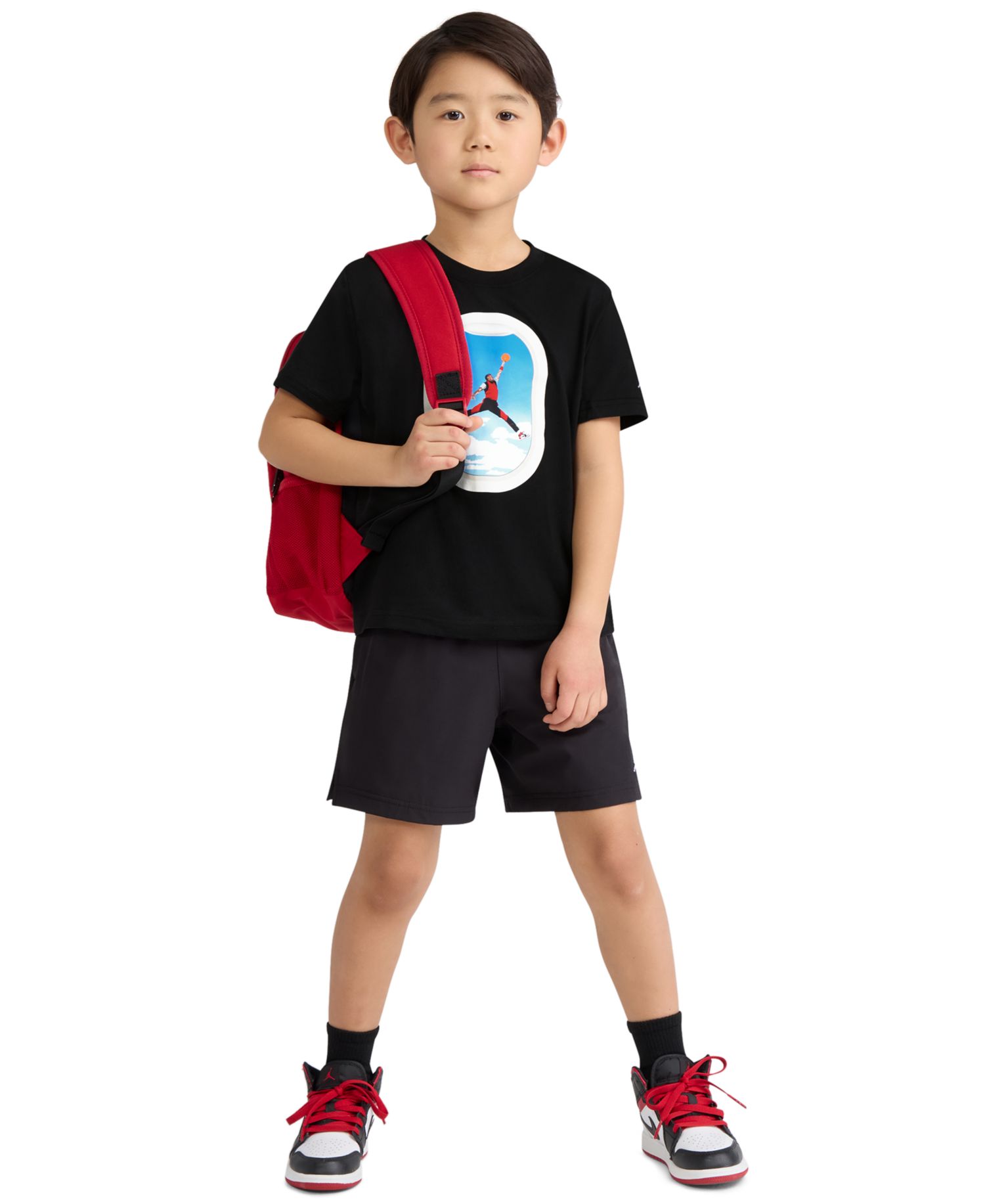 Boys' 4-7 Plane Window Short-Sleeve T-Shirt