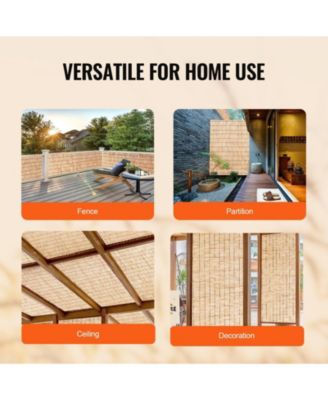 Reed Fencing, 5.5 x 16.4 ft, Decorative Privacy Fence for Garden