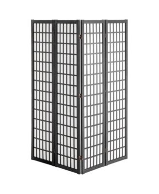 Room Divider, 4 Panel Japanese Folding Privacy Screen, Indoor Partition