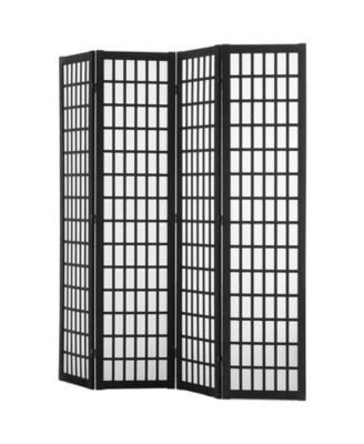 Room Divider, 4 Panel Japanese Folding Privacy Screen, Indoor Partition