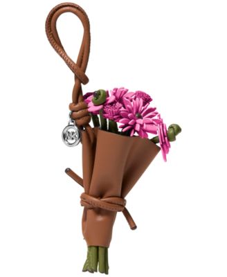 Leather Bouquet Bag Charm