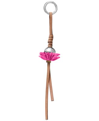 Leather Flower Burst Charm