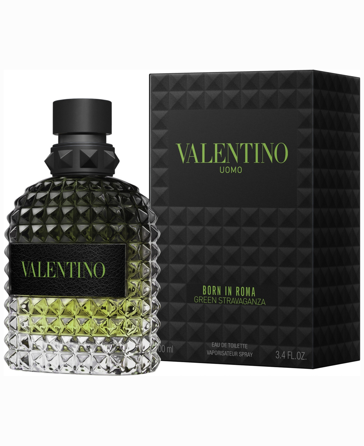 Valentino Men's Uomo Born In Roma Green Stravaganza Eau de Toilette Spray