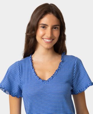 Women's Cotton Pointelle Pajamas Top