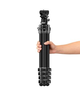 AP255Pro 5-Section Carbon Fiber Portable Video Tripod