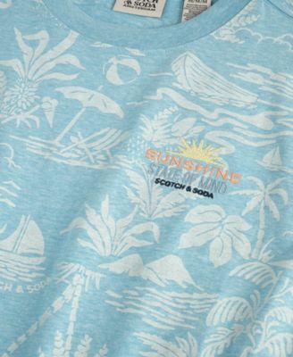 Boys' 4-7 Crewneck Printed T-Shirt