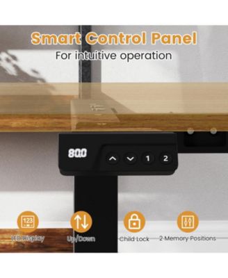 Electric Standing Desk Frame with LED Display and Height Memory