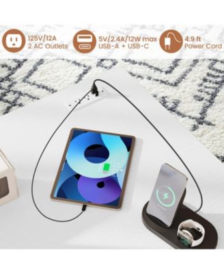 95 in 2-Person L-Shaped Reversible Computer Desk with Monitor Stand