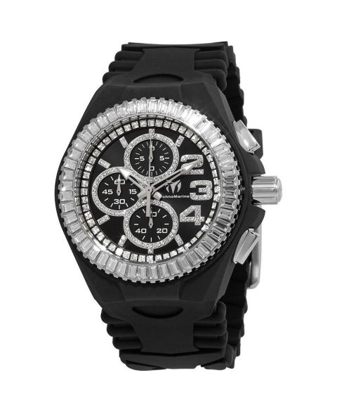 Мужские часы TechnoMarine TM-121180 Cruise Quartz Chronograph Dial, цвет: Чёрный