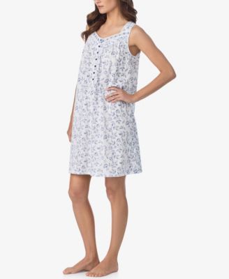 Women's Floral Print Sleeveless Short Chemise