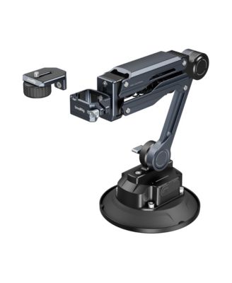 Shock Absorber Support with Electronic Suction Cup for DJI Osmo Pocket 4P, Insta360 Luna Ultra Camera