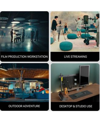 36" Aluminum Boulder Camera Cart, Gray