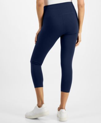 Women's High Rise Cropped Pull-On Leggings