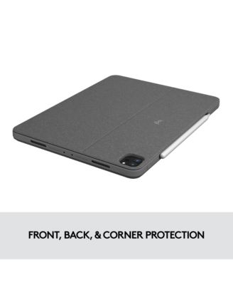 Combo Touch Keyboard Case for iPad Pro 11" (1st-4th Gen), Detachable Backlit Keyboard, Trackpad, Oxford Gray