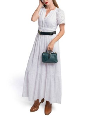 Doctor Small Leather Crossbody Satchel Bag