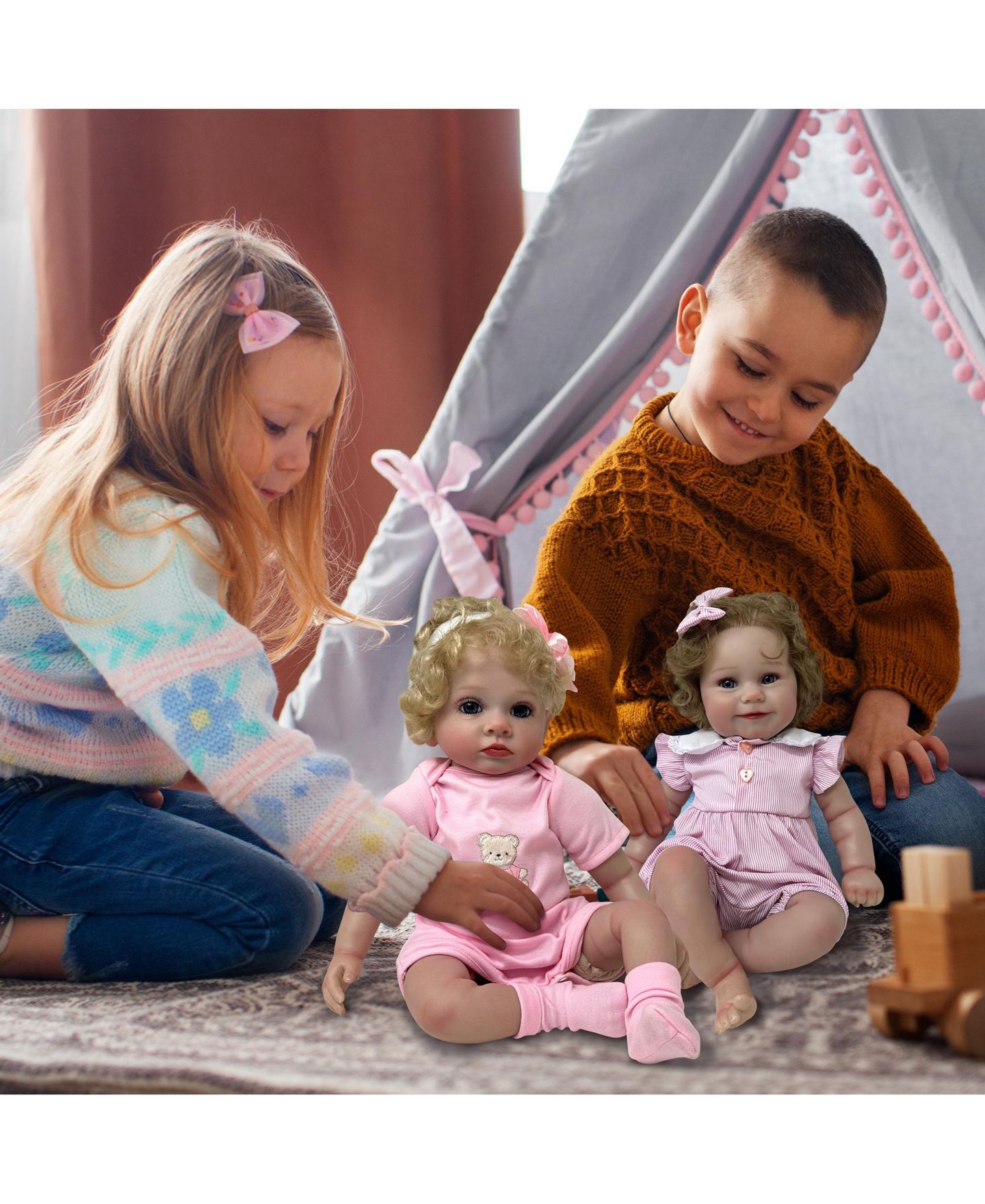 Кукла-реборн The New York Doll Collection 18 дюймов, как живая, цвет: Белый — фото 5