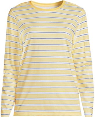 Women's Tall Supima Cotton Long Sleeve Crewneck T-Shirt
