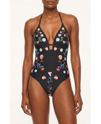 Women's Noir Bloom Reversible One Piece Swimsuit