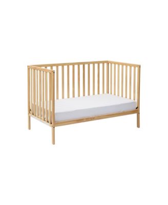 3 in 1 Convertible Solid Wood Island Crib Natural Adjustable Mattress Height