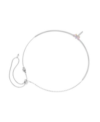 Ariana Grande x Y Necklace, Mixed Cuts, Dragonfly, Multicolored, Rhodium Plated